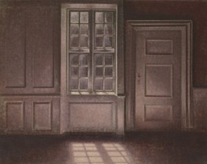 ムーンライト、Strandgade 30、1900-1906。 作： Vilhelm Hammershøi