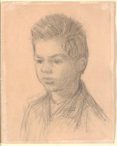 画家の弟、スヴェン・ハンマースホイの肖像 作： Vilhelm Hammershøi