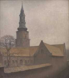 聖ペトリ教会、コペンハーゲン、1906年。 作： Vilhelm Hammershøi