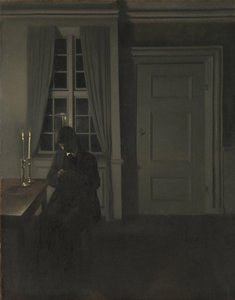 コインのコレクター 作： Vilhelm Hammershøi