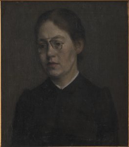 画家エリザベート・ヴァンデル 作： Vilhelm Hammershøi