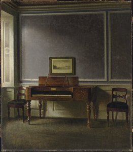 古いピアノ。 Strandgade 30（TheOldPiano。Strandgade30） 作： Vilhelm Hammershoi