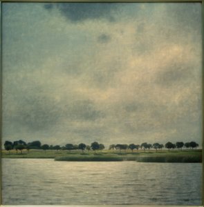 ゲントフテ湖 作： Vilhelm Hammershoi