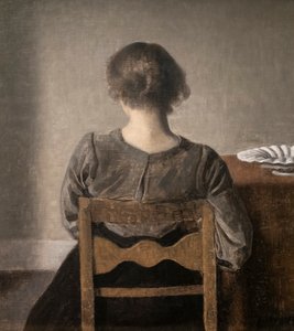 レポとも呼ばれるHvile 作： Vilhelm Hammershoi