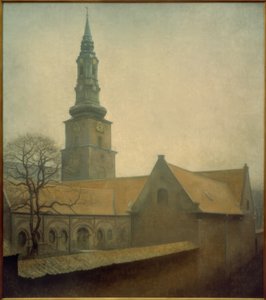 ペトリ教会 作： Vilhelm Hammershoi