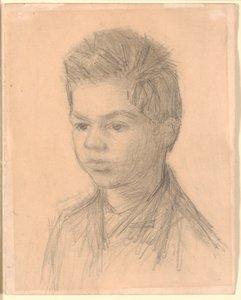 画家の弟、スヴェン・ハンマースホイの肖像 作： Vilhelm Hammershøi