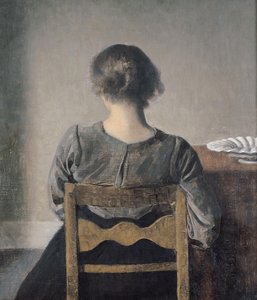 残り 作： Vilhelm Hammershoi