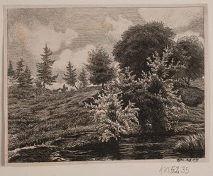 湿原の丘 作： Vilhelm Kyhn
