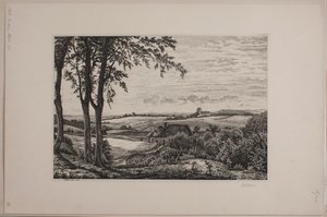 午後の風景、ジーランド 作： Vilhelm Kyhn