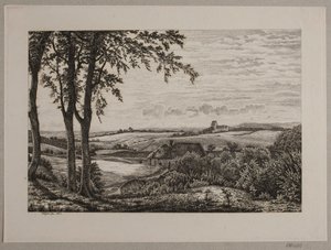 午後の風景、ジーランド 作： Vilhelm Kyhn