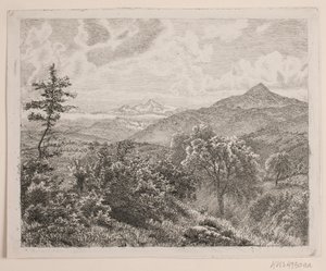 高山の風景 作： Vilhelm Kyhn