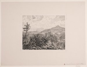 高山の風景 作： Vilhelm Kyhn