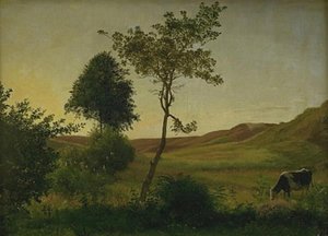 夕方に向かってハーフによる風景 作： Vilhelm Kyhn