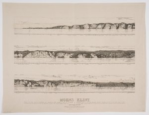 山のMoens Klint 作： Vilhelm Kyhn