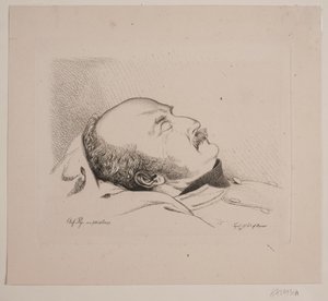 死体としてのオラフ・ライ 作： Vilhelm Kyhn