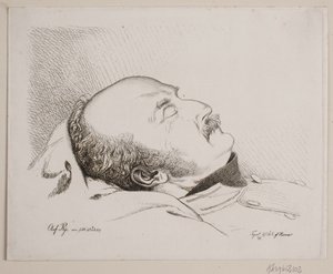 死体としてのオラフ・ライ 作： Vilhelm Kyhn