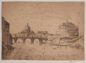 エンゲルスボリと聖ペテロ教会でのパーティー 作： Vilhelm Kyhn