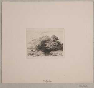 森の端 作： Vilhelm Kyhn