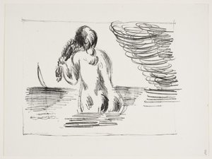 入浴少女 作： Vilhelm Lundstrøm