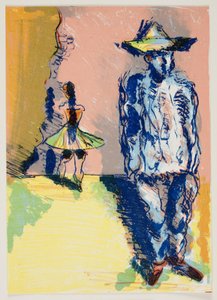 ピエロとコロンバイン 作： Vilhelm Lundstrøm
