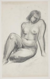 着席女性モデル 作： Vilhelm Lundstrøm