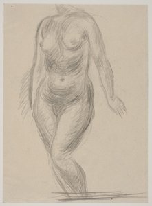 立っている女性モデル 作： Vilhelm Lundstrøm
