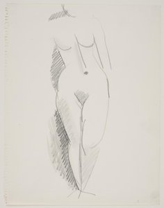 立っている女性モデル 作： Vilhelm Lundstrøm
