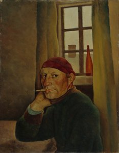 自画像、1933 年。 作： Vilho Lampi