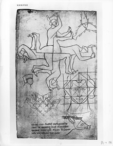 Ms Fr 19093 fol.19vのファクシミリコピー 作： Villard de Honnecourt