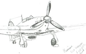 ホーカーハリケーン、2013年 作： Vincent Alexander Booth