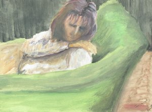 ソファで眠るジェーン 作： Vincent Alexander Booth