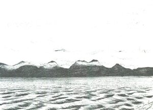 フェリーから見たジュラの風景,2005 作： Vincent Alexander Booth