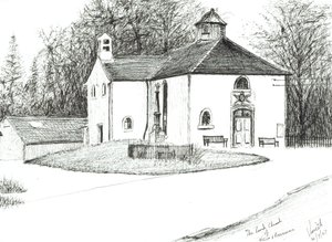 Killin＆Ardeonaig Parish Church、2007年（紙にインク） 作： Vincent Alexander Booth