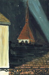 Laignes フランスの屋上の夜景、2006年