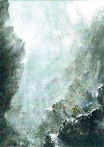 山道が落ちたレース、2014年 作： Vincent Alexander Booth