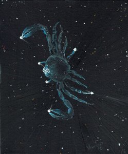 星印がん、2016年（キャンバスボードに油彩） 作： Vincent Alexander Booth
