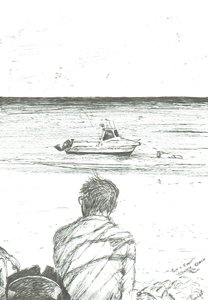 Tiwi beach Kenya, 2006; (インク、紙) 作： Vincent Alexander Booth