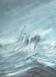 太平洋台風で失われたUSSハル 1944年12月18日 2019年 作： Vincent Alexander Booth