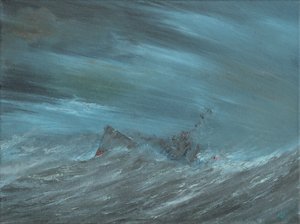 太平洋台風で失われたUSSモナハン 1944年12月18日 2019年版 作： Vincent Alexander Booth