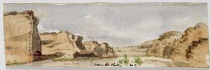 San JuanCanyon de Chelly No.2（Canyon de Chelly、Arizona）、1869-1871（watercolor） 作： Vincent Colyer