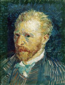 自画像、1887 年。 作： Vincent van Gogh
