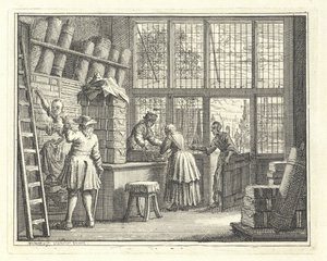生地屋の店内 作： Vincent Laurensz. van der Vinne (II)