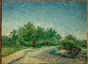 アニエールのヴォワイエ・ダルジャンソン公園の一角 作： Vincent van Gogh