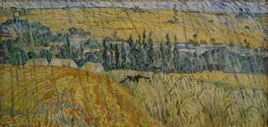 雨の中のオーヴァーズ 作： Vincent van Gogh