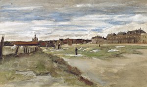 スヘフェニンゲンでの漂白 作： Vincent van Gogh