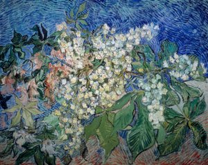 開花栗の枝 作： Vincent van Gogh