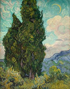 糸杉 作： Vincent van Gogh