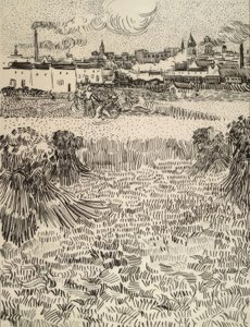 収穫 作： Vincent van Gogh