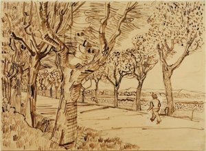 タラスコンへの道 作： Vincent van Gogh