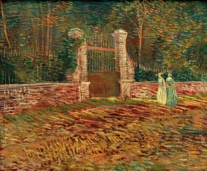 アニエールのボイヤーダルゲンソン公園への入り口 作： Vincent van Gogh